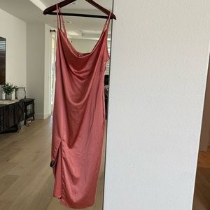 Coral Slip Dress